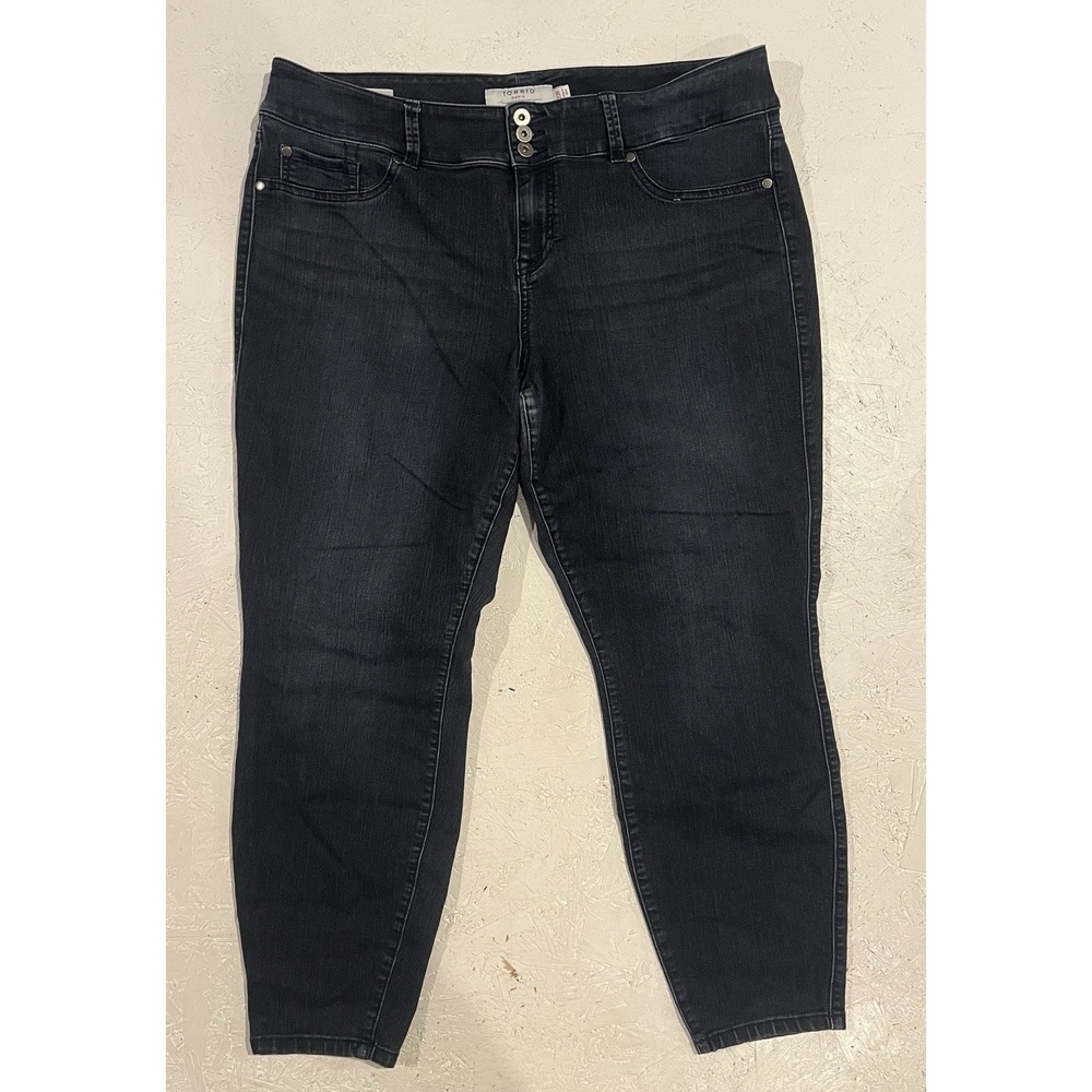 Torrid Jeans Womens 22R Blue Denim Super Soft Lean Jean Skinny Stretch Jeggings